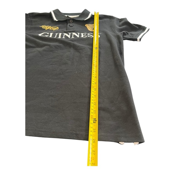 NWT Guinness Polo Shirt Men's M Black Ireland Beer Harp 50th anniversary limited - Picture 3 of 9